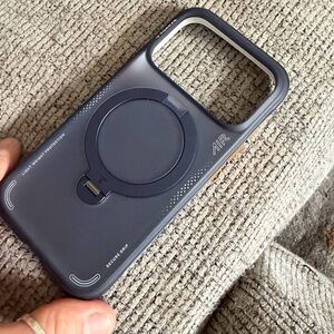 Apple Navy Blue MagSafe-Style Case with Ring Kickstand